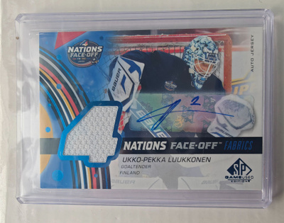 Ukko-Pekka Luukkonen 2025-26 SPGU 4-Nations Auto Jersey