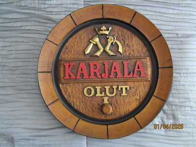 KARJALA OLUT tynnyrinpää koriste
