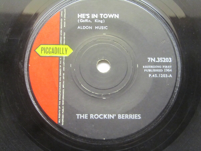 The Rockin´Berries:He´s In Town  7" single  1964