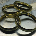 4kpl..7cm metalliranneketta - pikkukuva 1