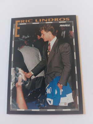 1992-93 Pinnacle Eric Lindros #17 First-Round Draft Pick