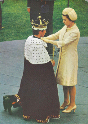 PRINSSI CHARLES CAERNARVON LINNA 1ST JULY 1969 INVESTITURE