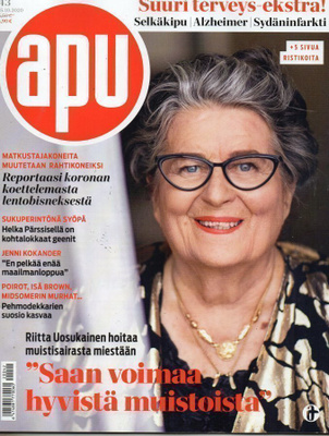 Apu n:o 43 2020 Riitta & Topi. Helka. Jenni. ABBA.