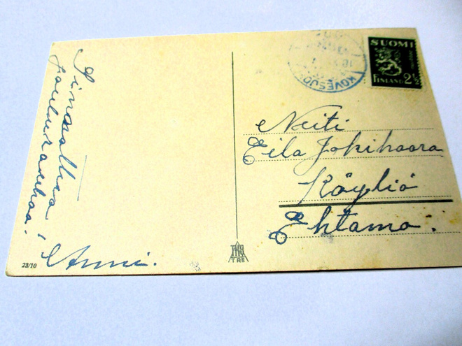 1942(n) Kovesjoki (Parkano) sininen kortilla