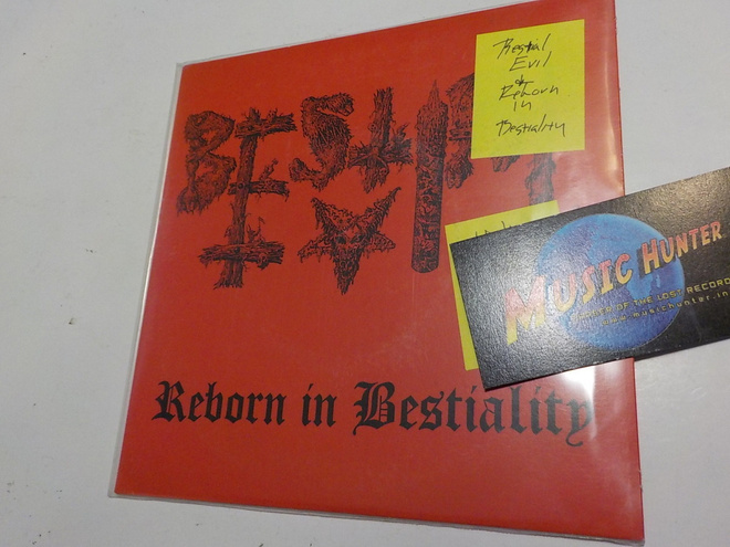 BESTIAL - REBORN IN BESTIALITY M-/M- 7'' SINGLE