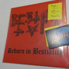 BESTIAL - REBORN IN BESTIALITY M-/M- 7'' SINGLE - pikkukuva 1