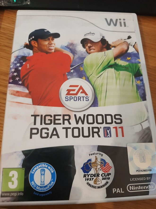 Wii Tiger Woods PGA Tour 11 CIB