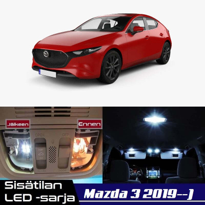 Mazda 3 (BP) Sisätilan LED-sarja 7-osainen