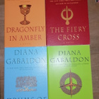 Diana Gabaldon x4 - Drums & Dragonfly & Cross & Bones - pikkukuva 2