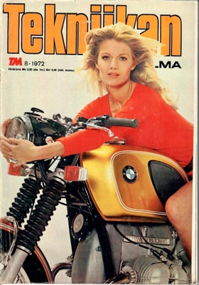 TM – Tekniikan Maailma 8 / 1972 - lehti (Münch 1200 TTS)