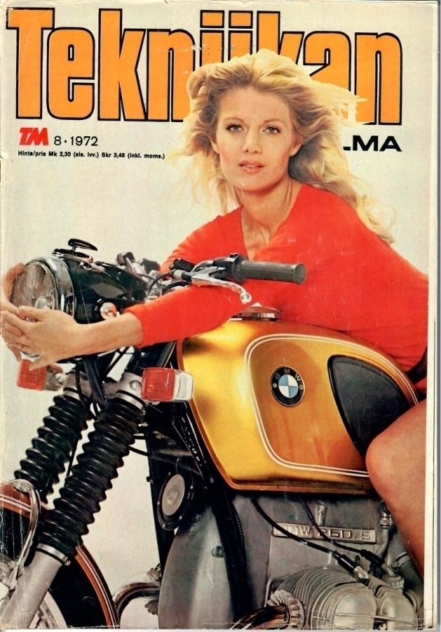TM – Tekniikan Maailma 8 / 1972 - lehti (Münch 1200 TTS)