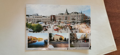 Stora torget SUNDSVALL,  kulkematon postikortti