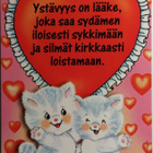 kortti ** Ansio Marleena Kissa tai pupu - eril. ystävälle - pikkukuva 2