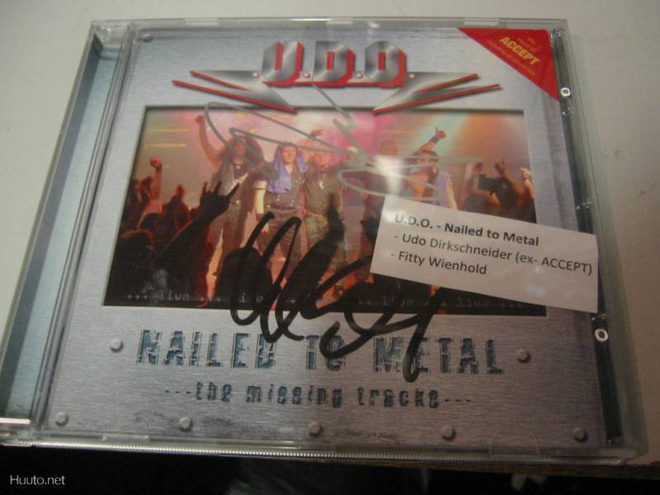 U.D.O.-NAILED TO METAL CD KAHDELLA NIMMARILLA