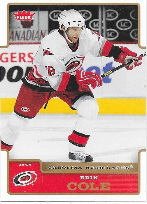 2006-07 Fleer #41 Erik Cole Carolina Hurricanes