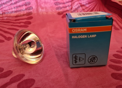 Kaitafilmiprojektorin lamppu 12v 100w halogen