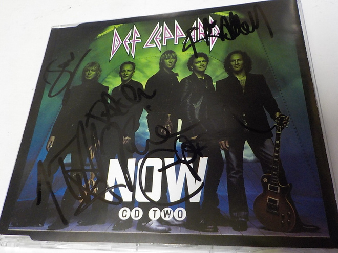 DEF LEPPARD - NOW CD SINGLE KOKO BÄNDIN NIMMAREILLA