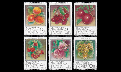 Unkari 3848-53 ** Hedelmät (1986)