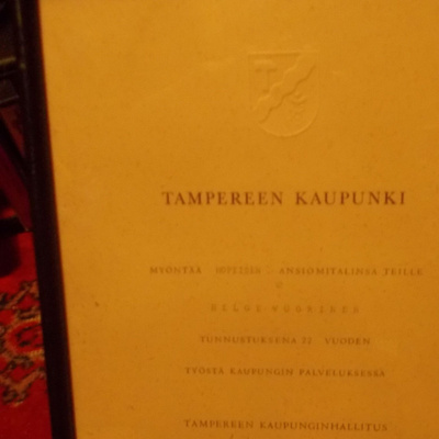 kunniamaininta