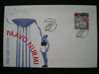 FDC Paavo Nurmi 18.3.1997 - LaPe 1377