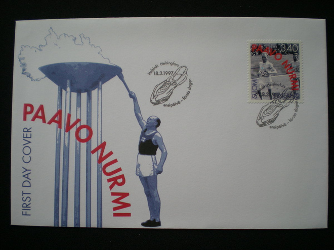 FDC Paavo Nurmi 18.3.1997 - LaPe 1377