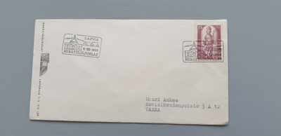 Erikoisleima Lapua Herättäjäjuhlat 2/7-58 kulkenut