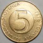Slovenija. 5 tolarjev 1995. - pikkukuva 1