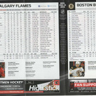 Kris Russell Calgary Team Issue Game Program 16.2.15 autogr - pikkukuva 2