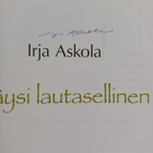 Irja Askola : Täysi lautasellinen (signeerattu) - pikkukuva 3
