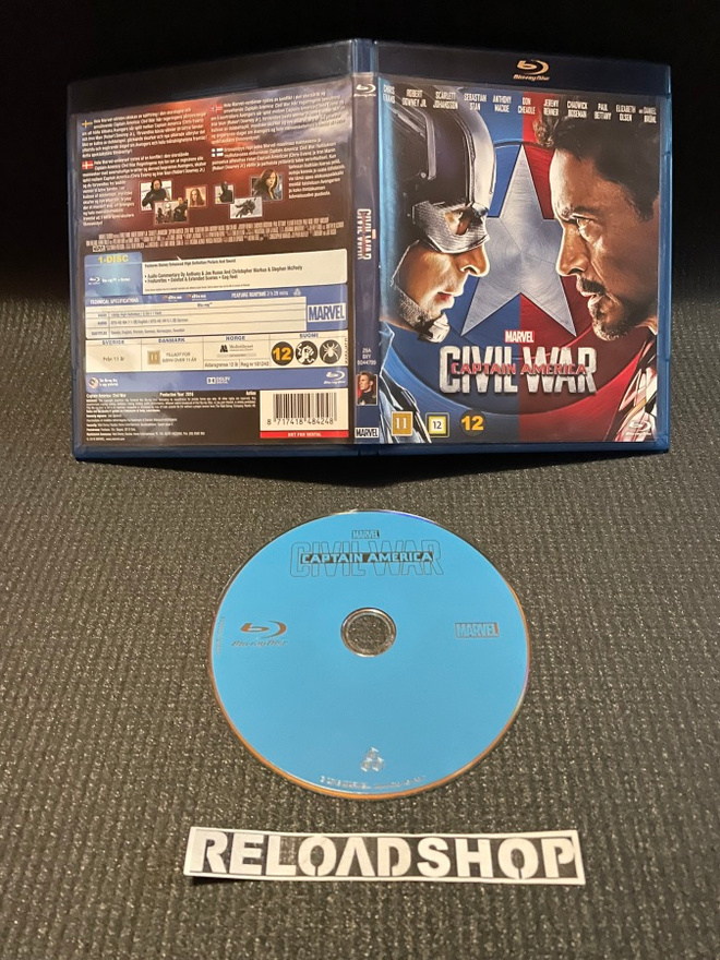 Captain America: Civil War BLU-RAY