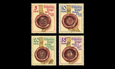 DDR 2884-7 ** Vanhoja sinettejä (1984)