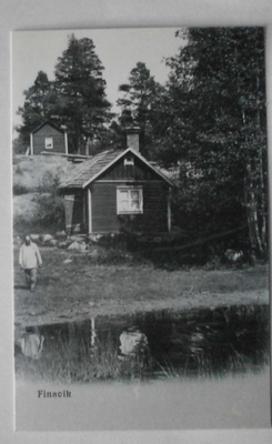 Finsvik, ruotsalaistorppia rannalla,  vanha mv pk, ei p.