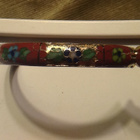 CLOISONNE RANNERENGAS. AVATTAVA PUNARUSKEA. - pikkukuva 1