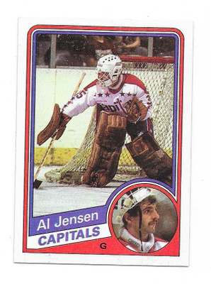 1984-85 Topps #146 Al Jensen Washington Capitals MV