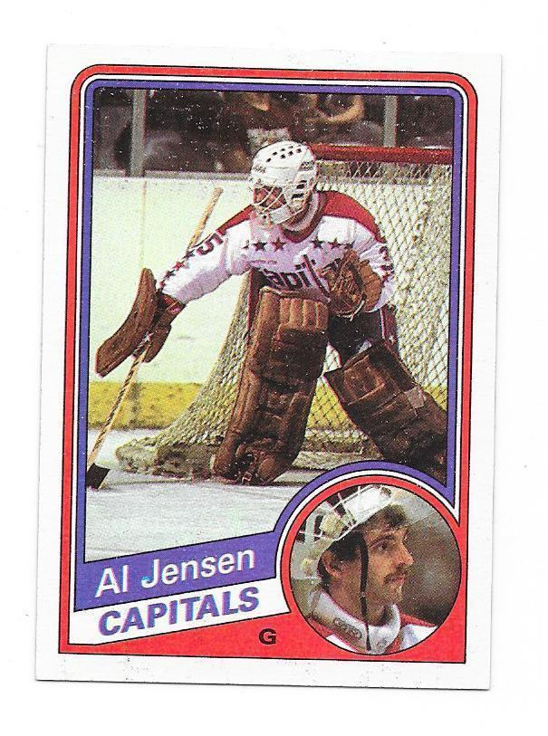 1984-85 Topps #146 Al Jensen Washington Capitals MV