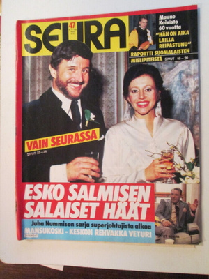 SEURA LEHTI 47 / 1983 42 V. TAKAA SISÄLLYSLUETTELO KUVISSA