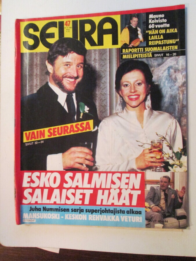 SEURA LEHTI 47 / 1983 42 V. TAKAA SISÄLLYSLUETTELO KUVISSA