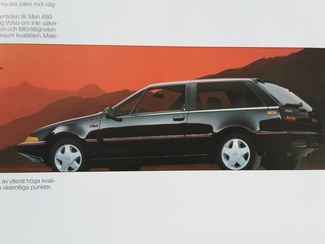 Volvo 480 -esite, 1988