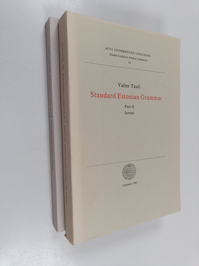 Valter Tauli : Standard Estonian grammar Pt. 1-2 : Phonol...