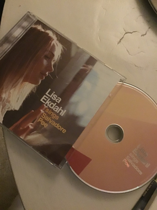Lisa Ekdahl - sings salvadore poe  CD