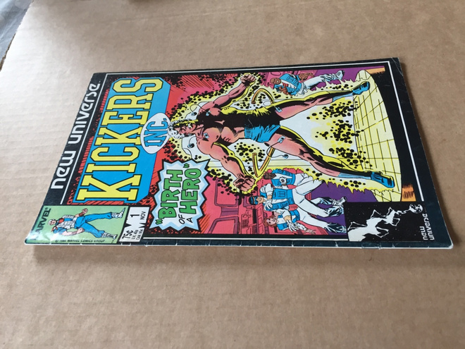 MARVEL NEW UNIVERSE KICKERS 1/1986 HYVÄ