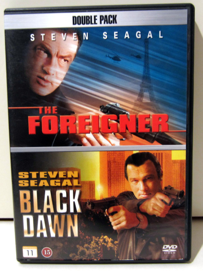 the Foreigner ja Black Dawn box (Steven Seagal)