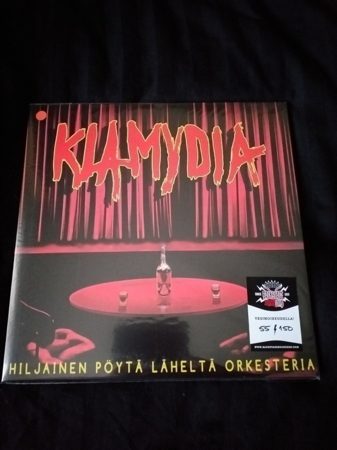 KLAMYDIA hiljainen pöytä läheltä orkesteria 2LP red/150