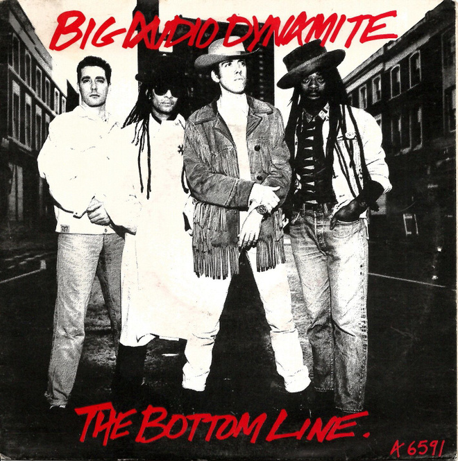 BIG AUDIO DYNAMITE: The Bottom Line / BAD  7"kk