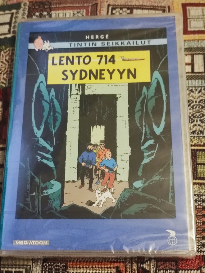 Tintti Lento 714 Sydneyyn UUSI DVD HERGE