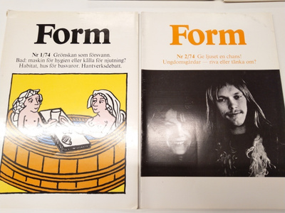 FORM 1974 vuosikerta 8 lehteä