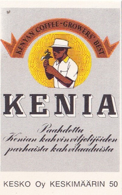 Kenia. Kenyan Coffee, Kesko Oy,   s60