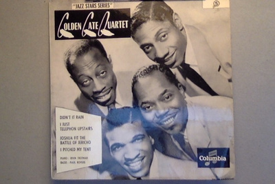 GOLDEN GATE QUARTET :: DIDN'T RAIN :: VINYYLI EP 7"   1956 !