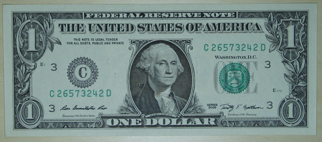 USA 1 dollari series 2009 C 26573242 D