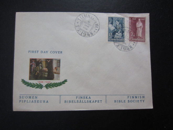 FDC 1948 Mikael Agricola